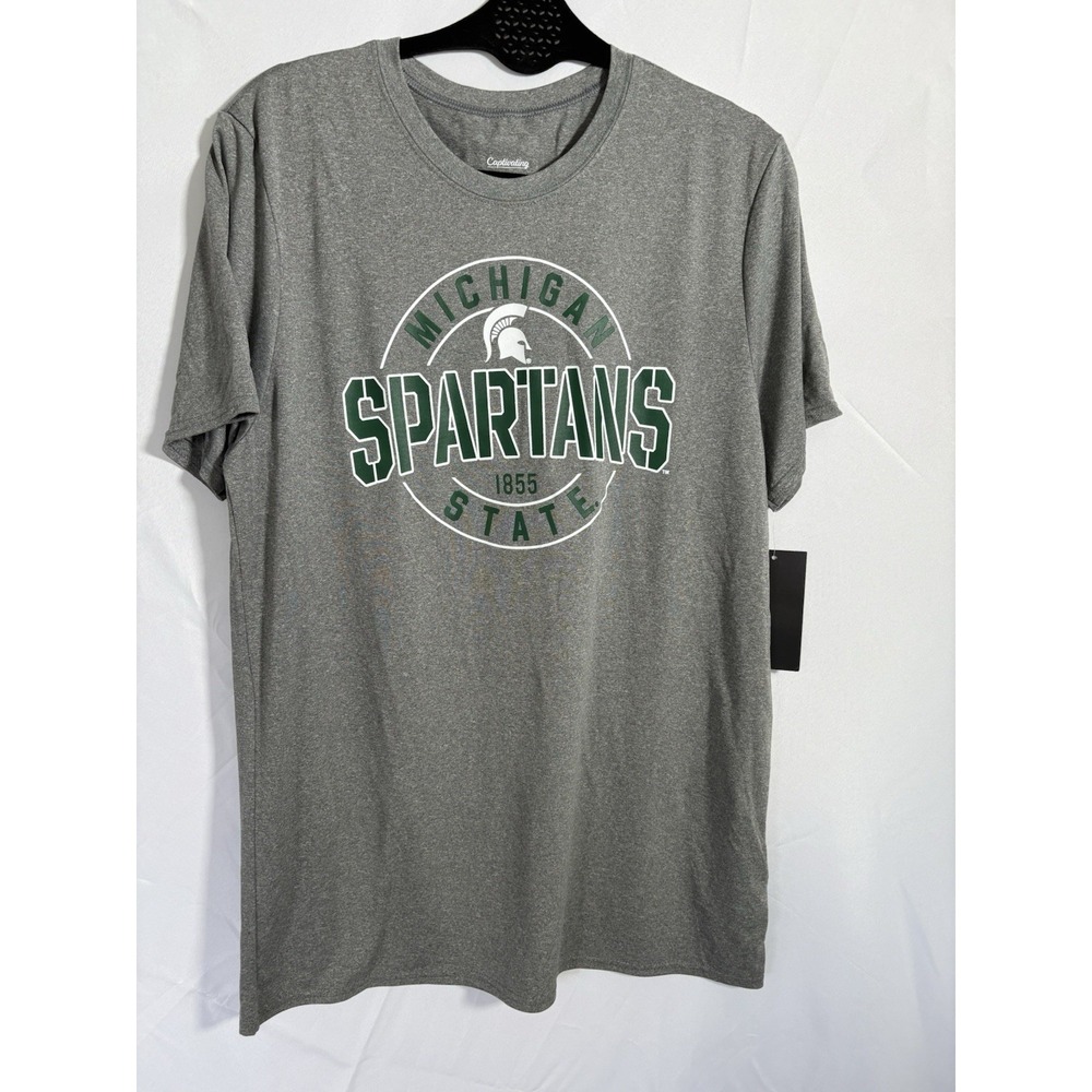 Captivating T Shirt Size L michigan state Spartans Short Sleeve Pullover new